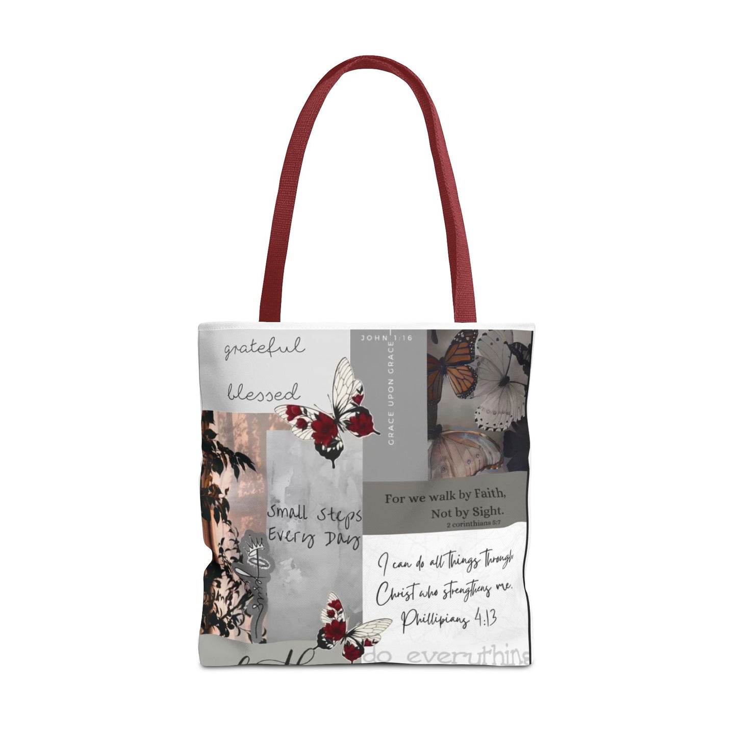 Walk by faith Tote Bag