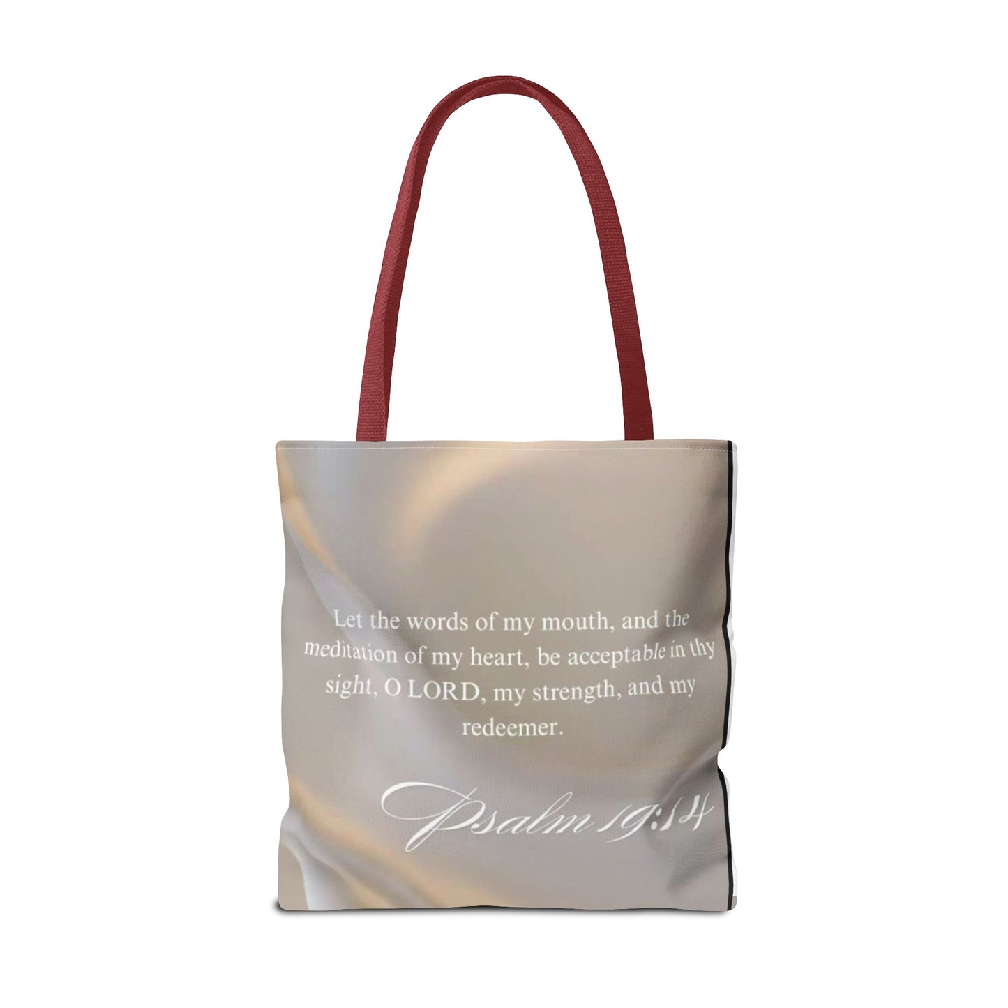 Meditation of my heart scripture Tote Bag psalm 19:14