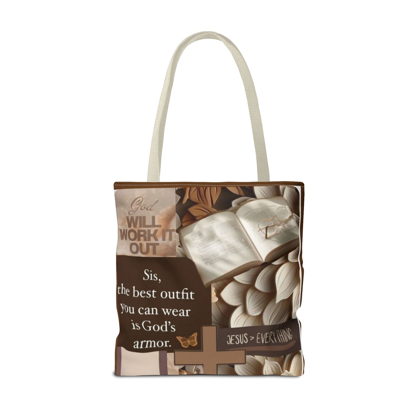 Inspirational Faith Tote Bag - Jesus is Everything Design