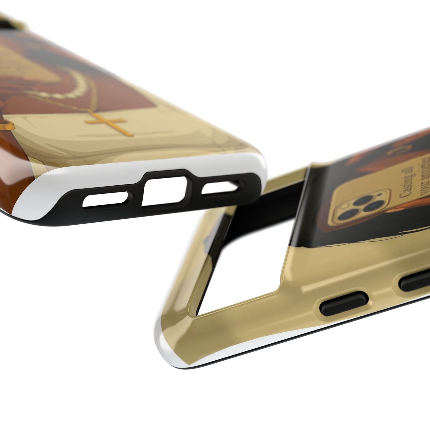 1 Peter 5:7 faith phone case cast your cares