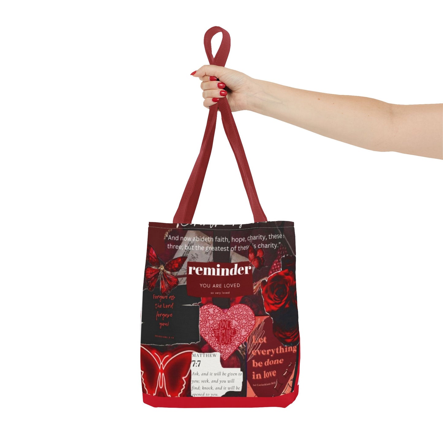 You are loved tote bag walk in love boldly