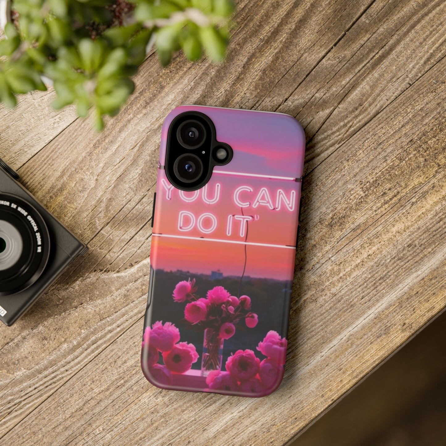 You can do it phone case bold words, soft strength
