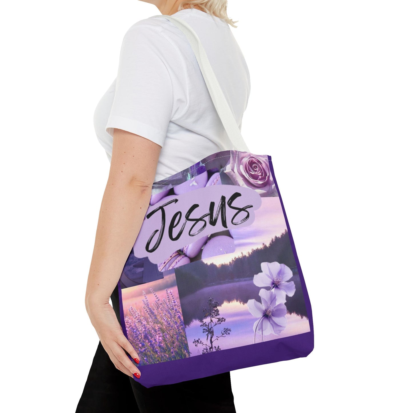 Jesus totes, calm, covered, and centered