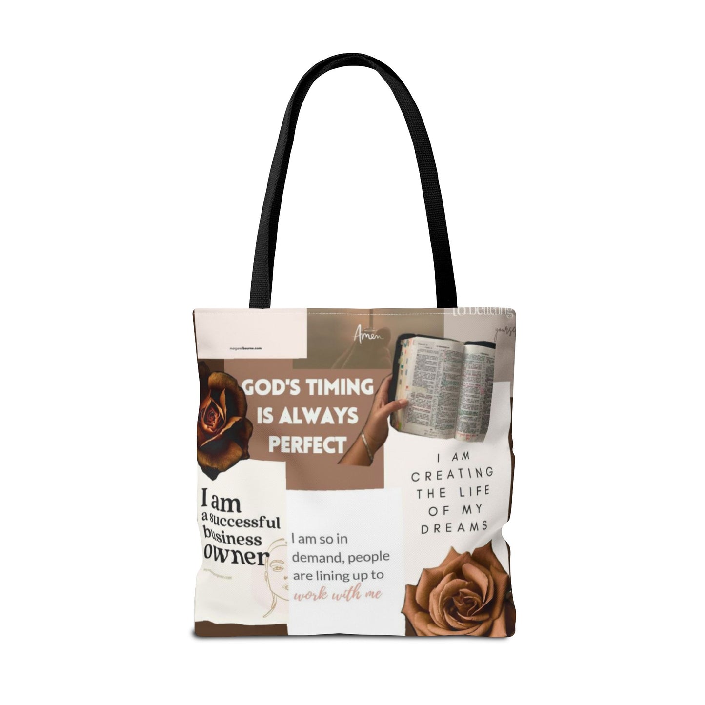 Inspirational Tote Bag for Goal-Driven Individuals