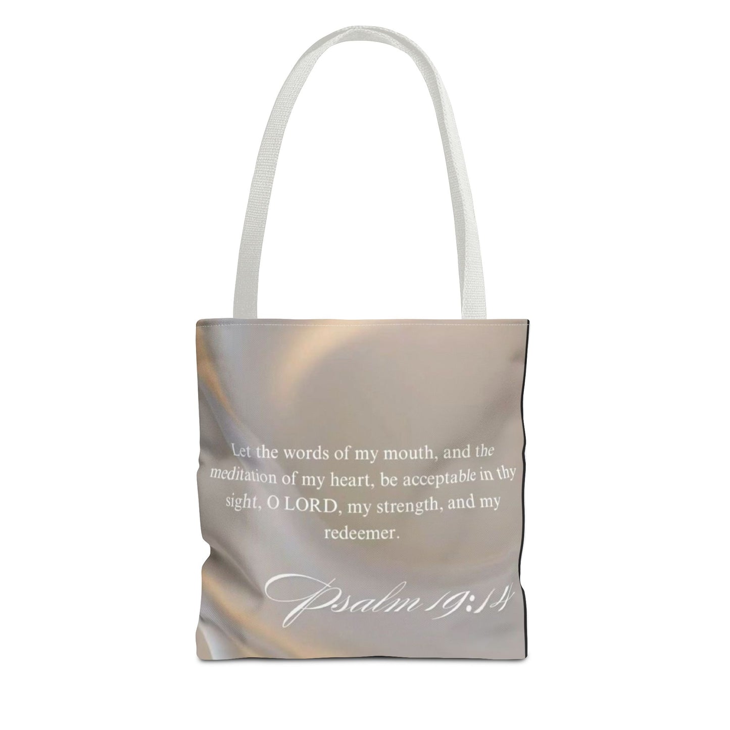 Meditation of my heart scripture Tote Bag psalm 19:14