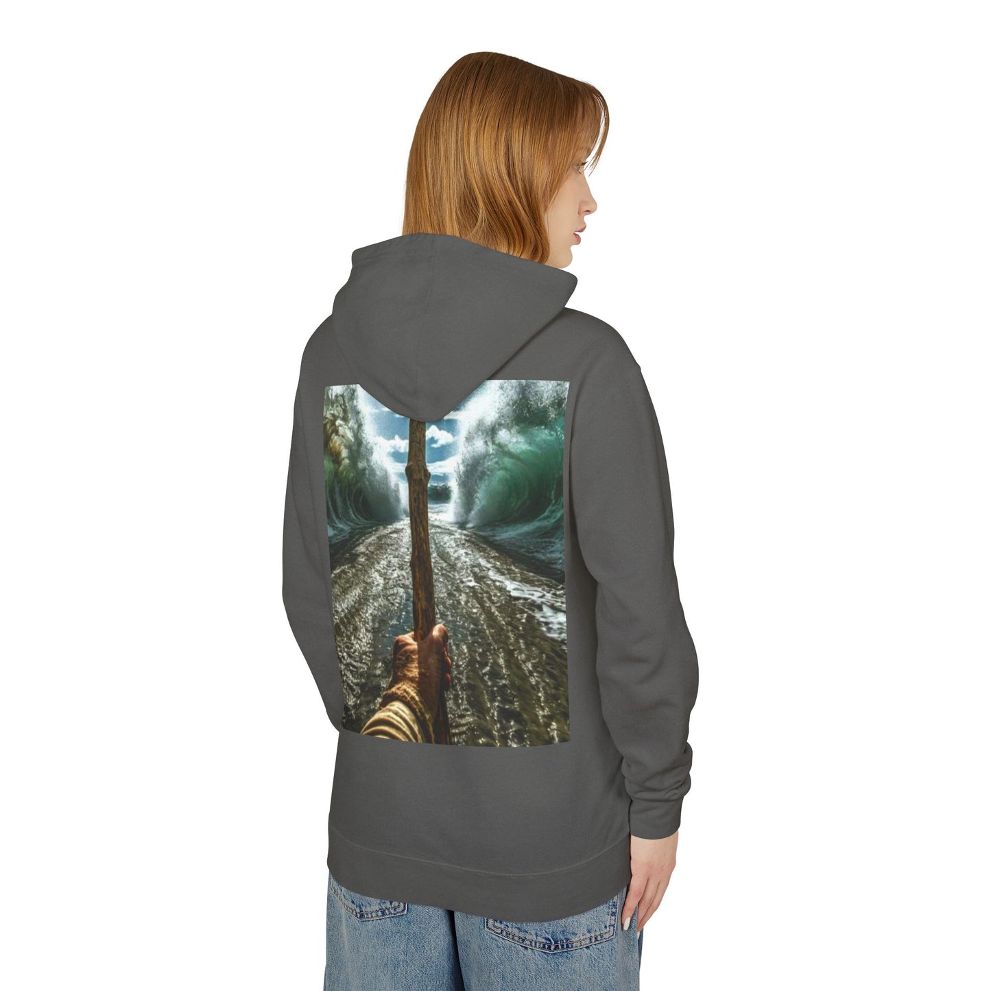 Faith over fear red sea hoodie