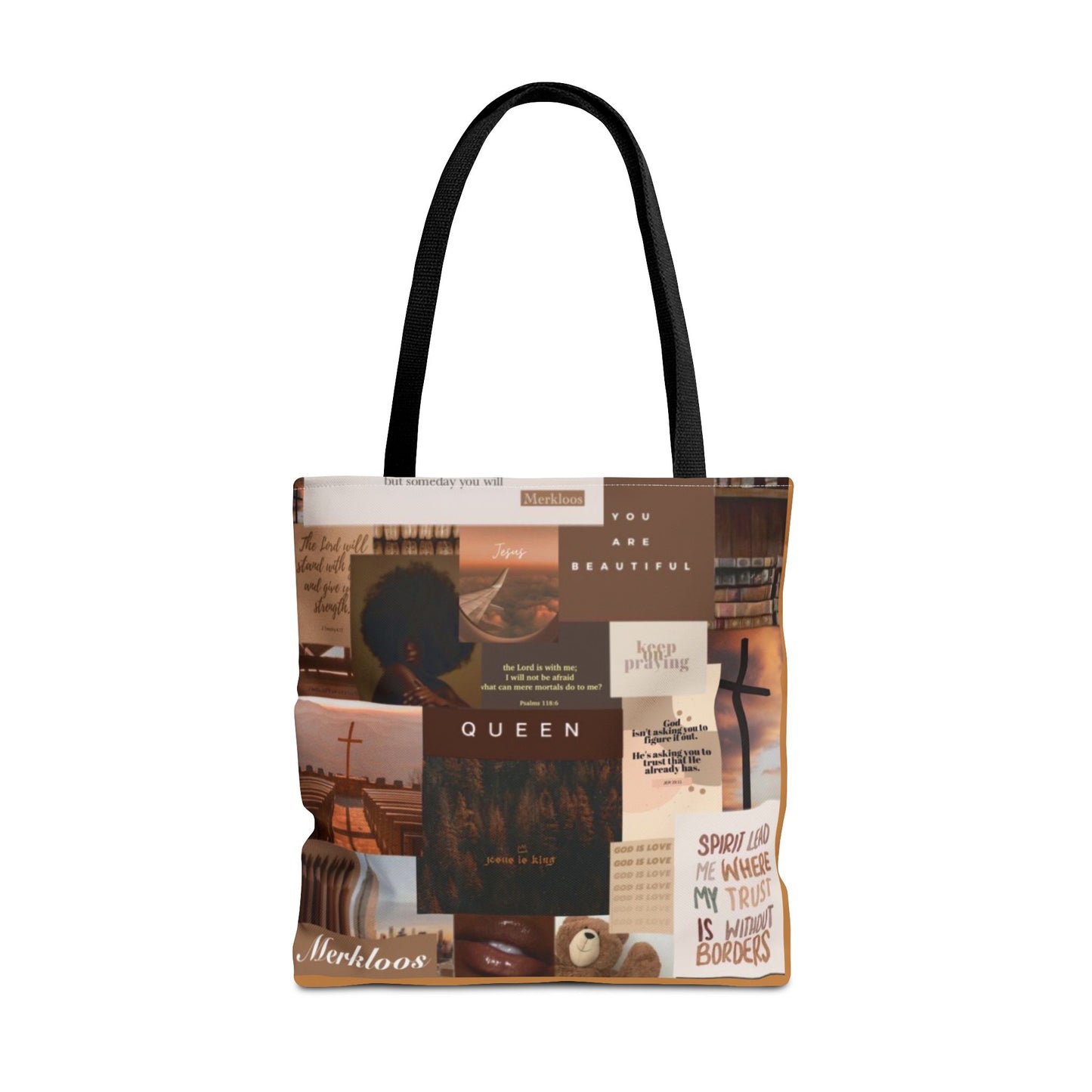 Jesus is king tote trust, beauty, identity