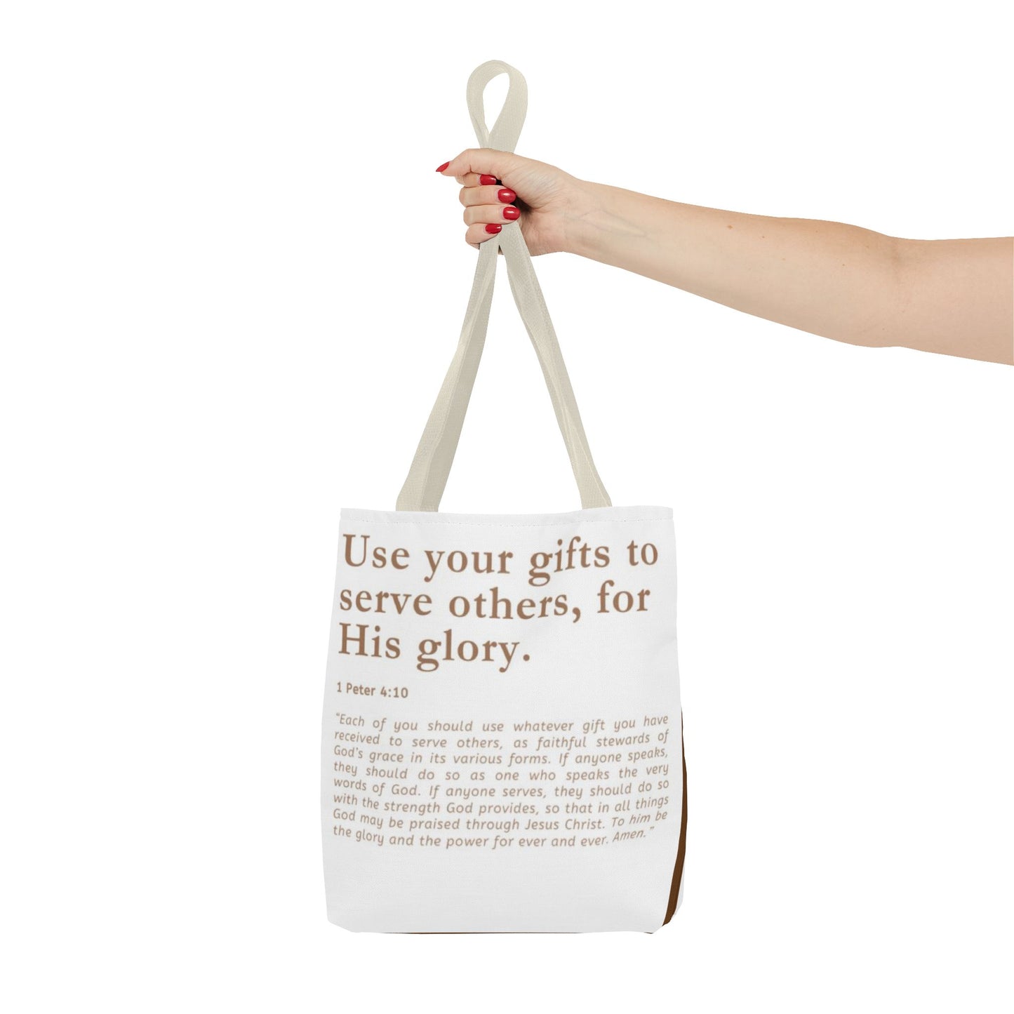Inspiration Tote Bag - Use Your Gifts for His Glory