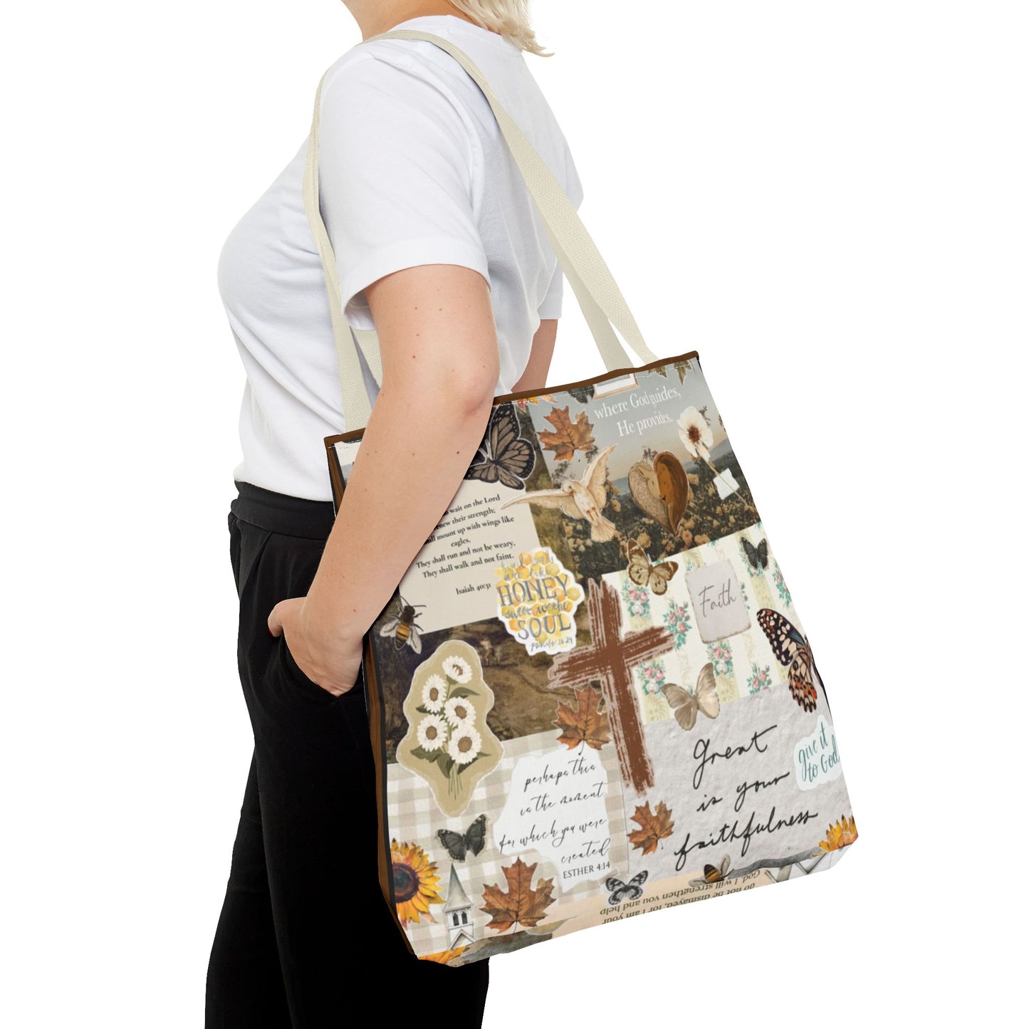 Inspirational Tote Bag for Faith and Hope