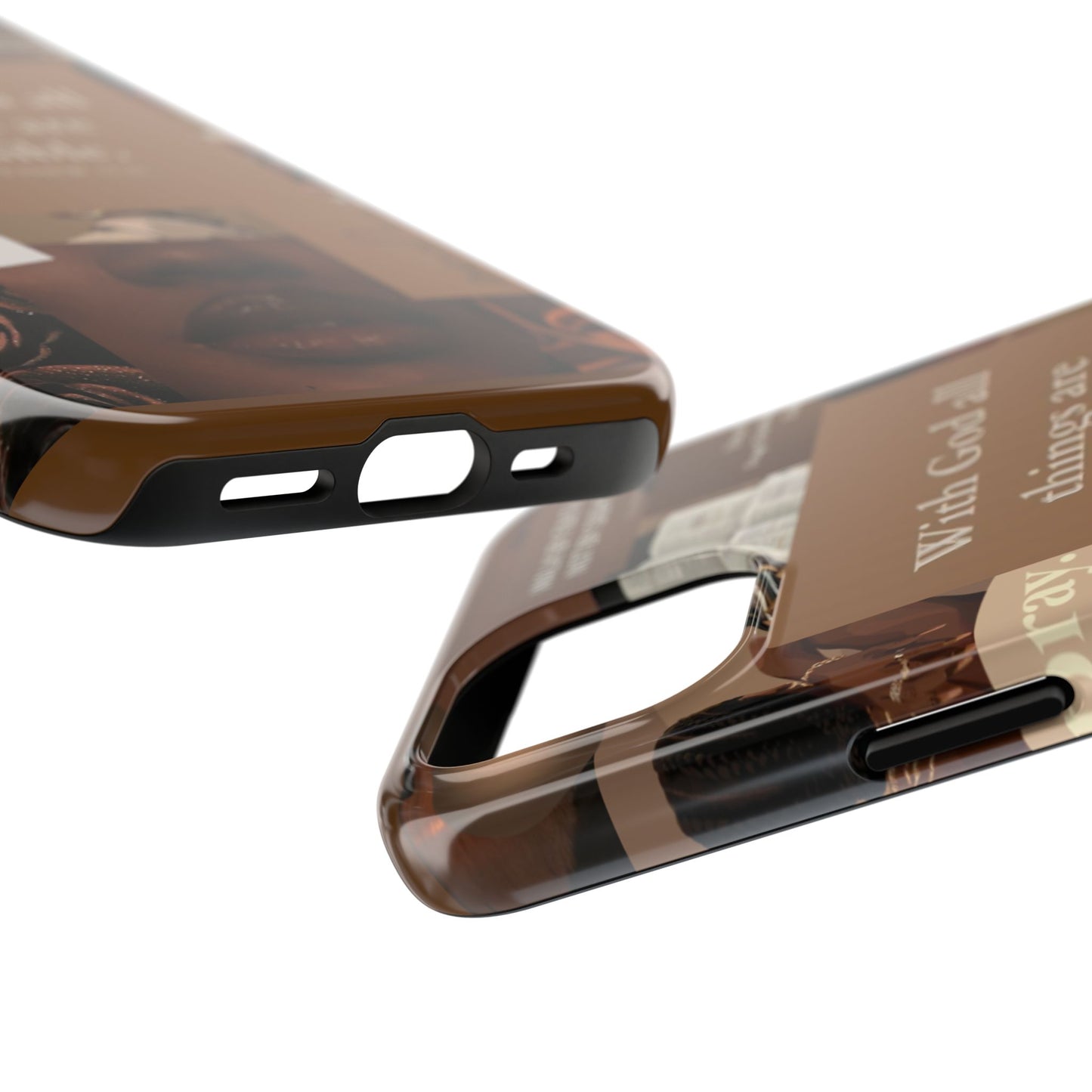 All things are possible phone case bold faith daily reminder