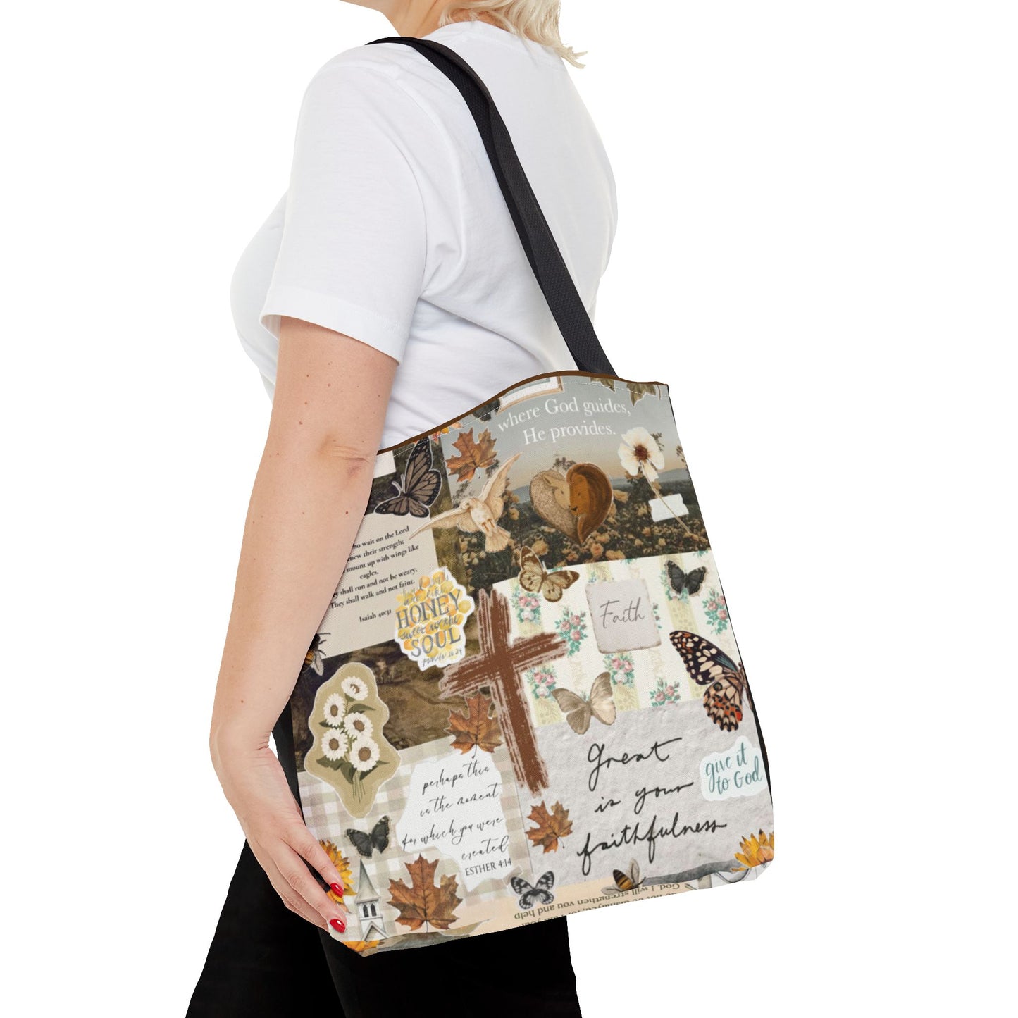 Inspirational Tote Bag for Faith and Hope