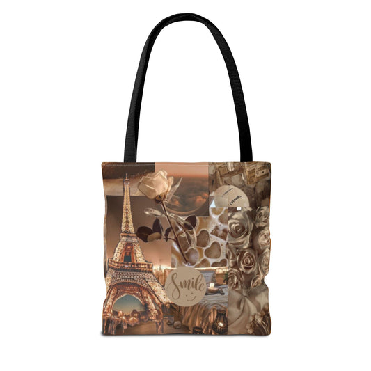 Chic Eiffel Tower Tote Bag - Stylish AOP Design for Everyday Use