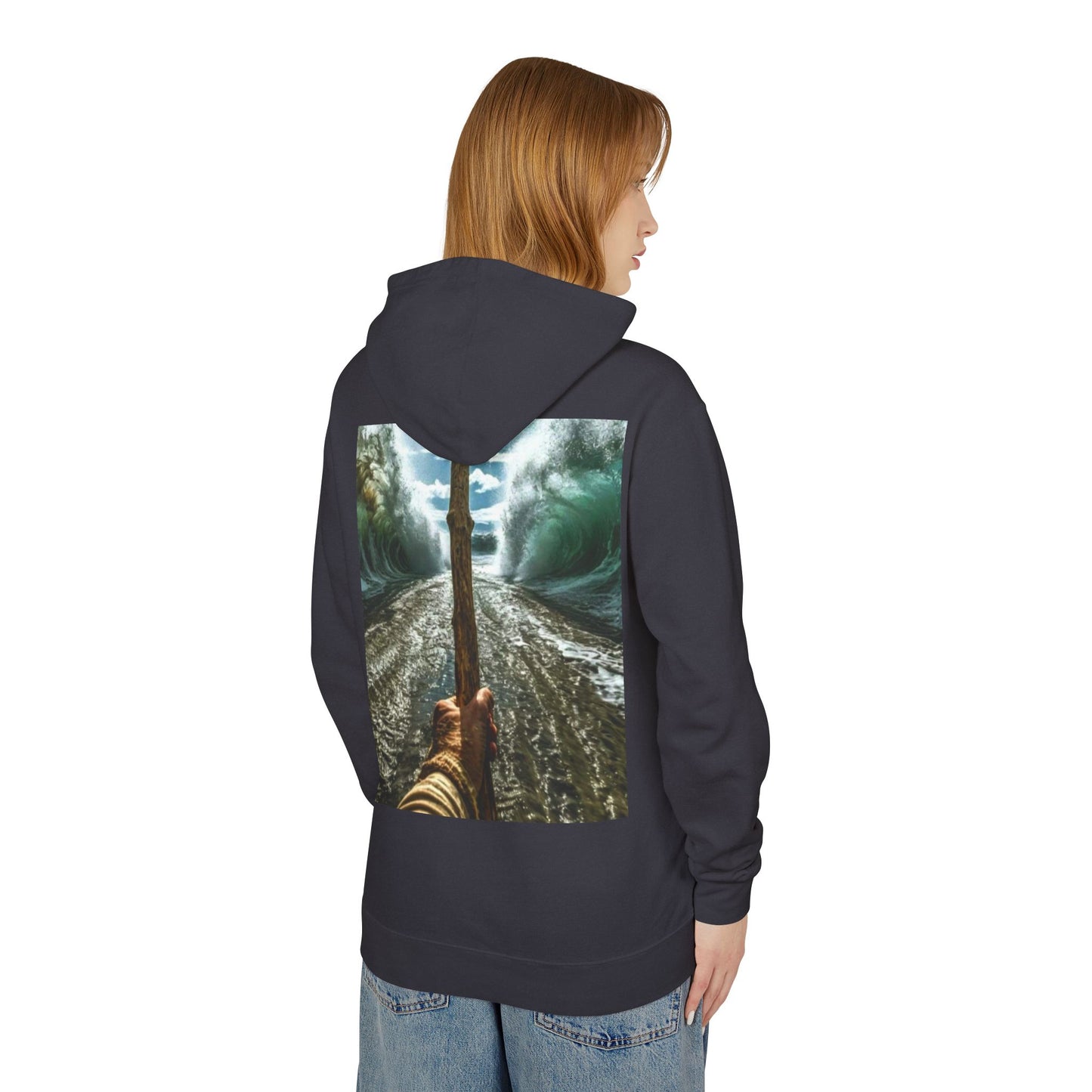 Faith over fear red sea hoodie