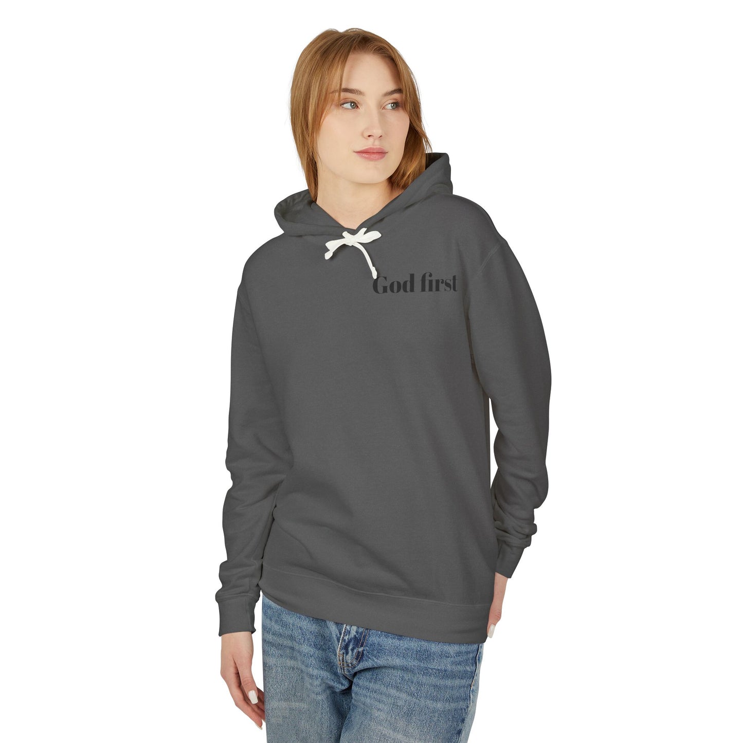 God first faith over fear hoodie unisex