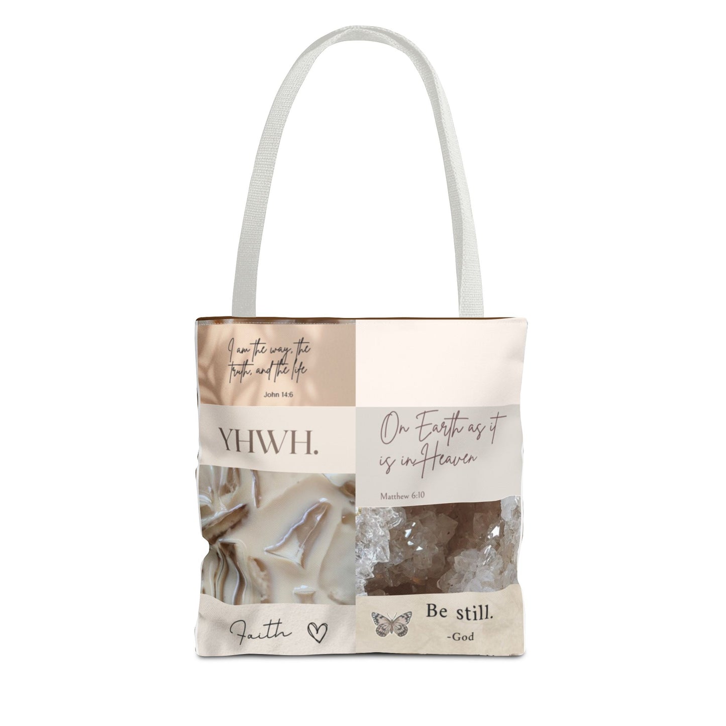 On earth as it is in heaven Tote Bag