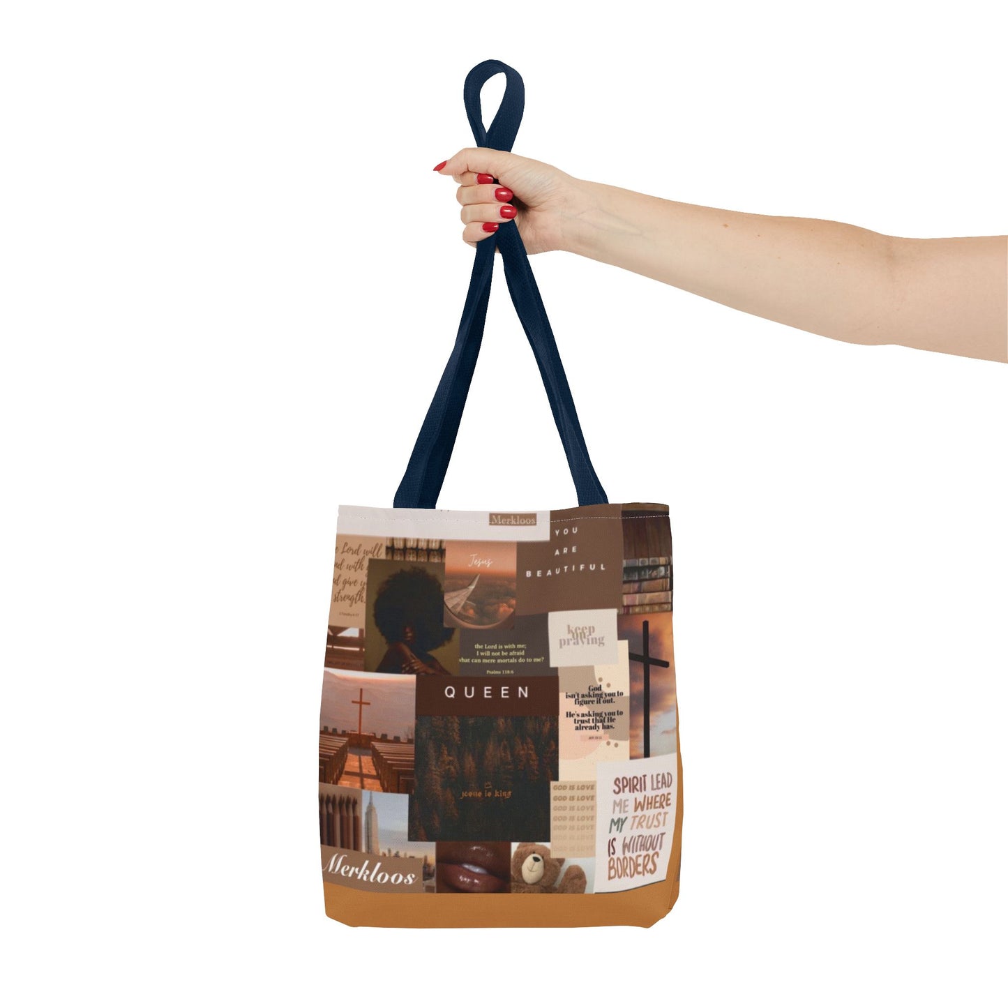 Jesus is king tote trust, beauty, identity