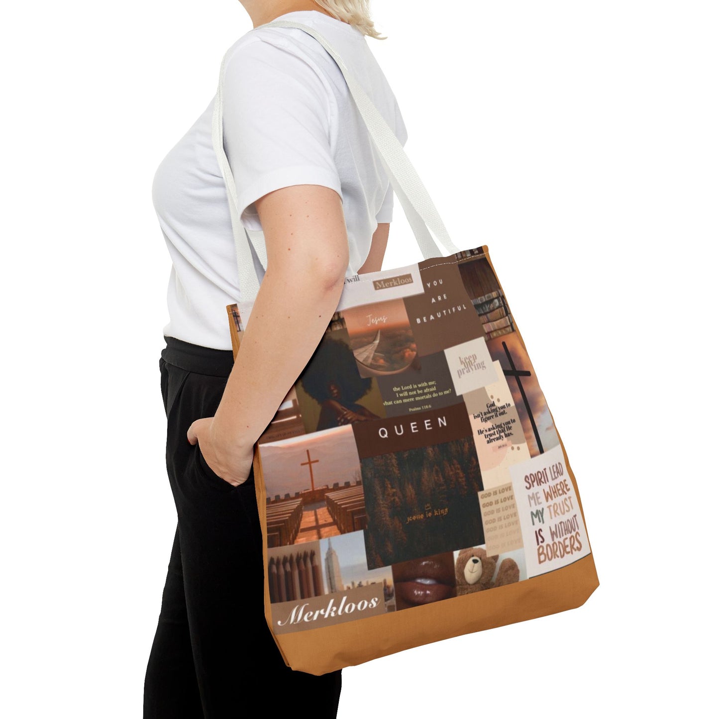 Jesus is king tote trust, beauty, identity