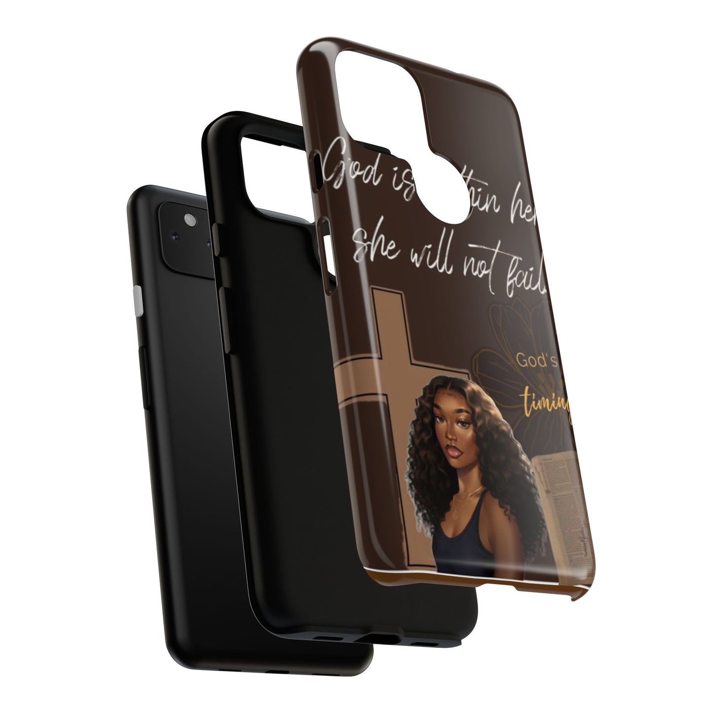 God is within her she will not fail phone case
