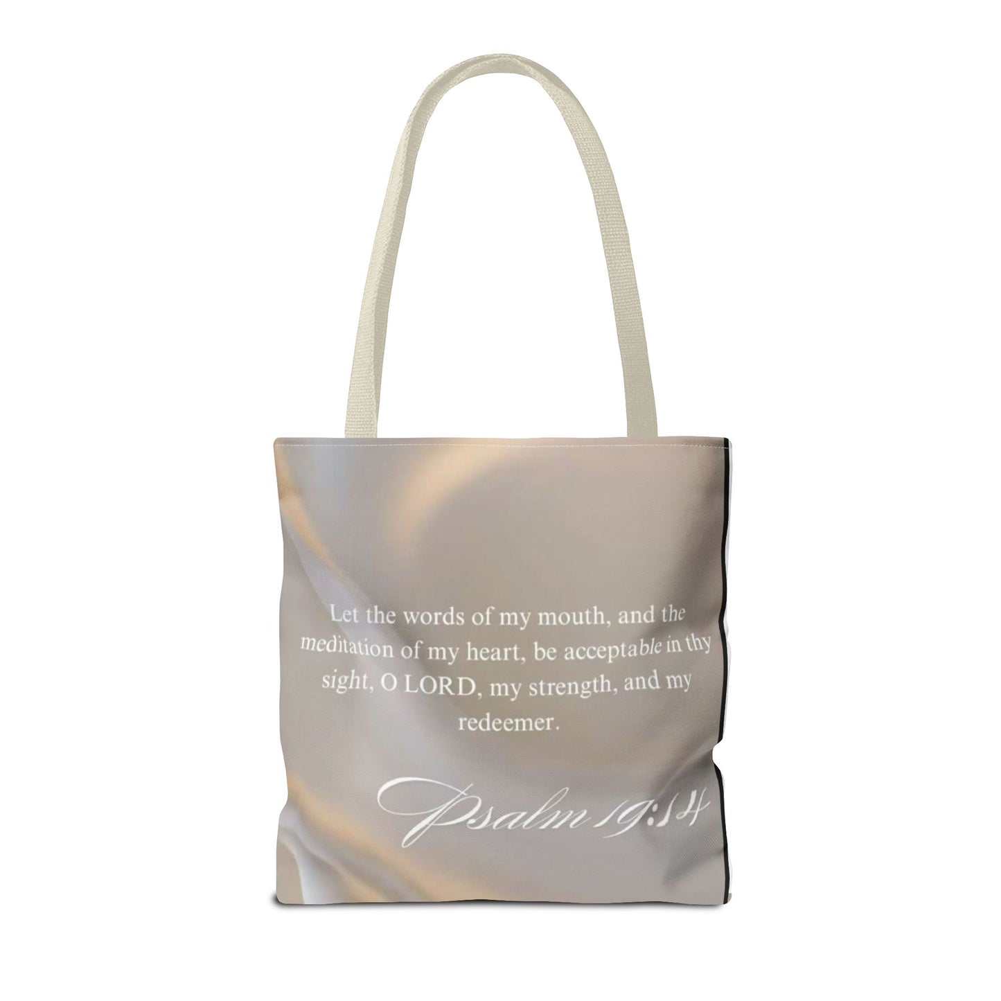Meditation of my heart scripture Tote Bag psalm 19:14