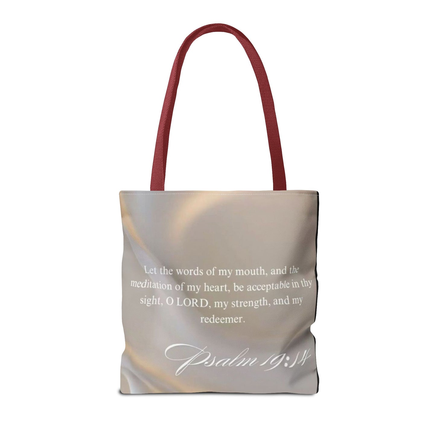 Meditation of my heart scripture Tote Bag psalm 19:14