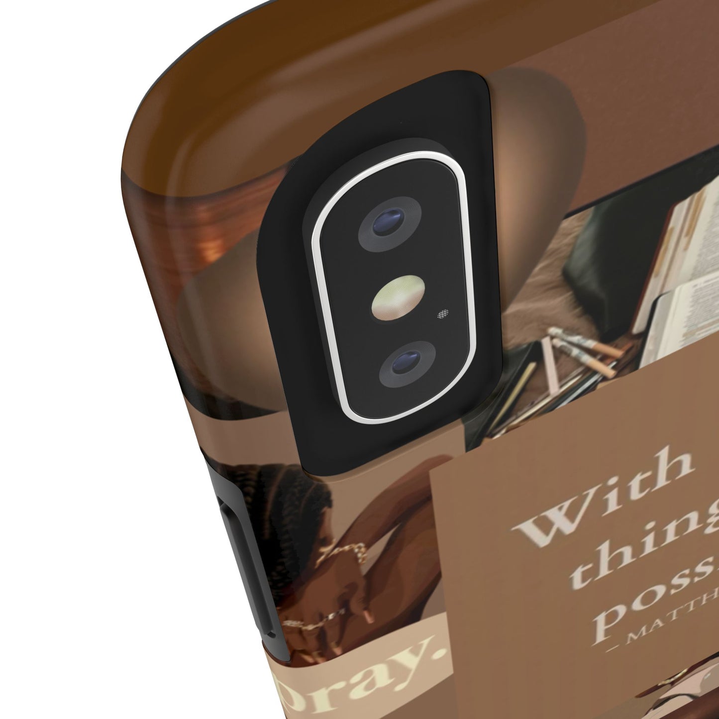 All things are possible phone case bold faith daily reminder