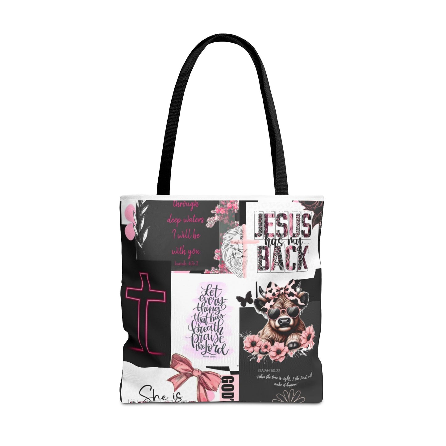 Inspirational Christian Tote Bag - Faith & Love Designs