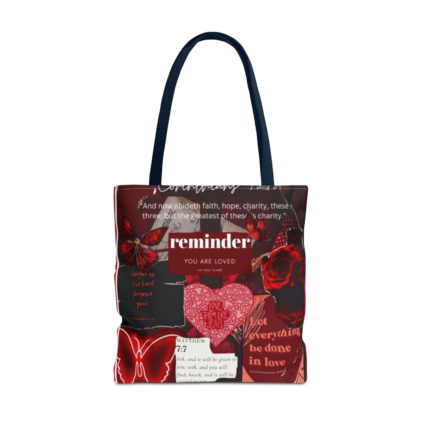 You are loved tote bag walk in love boldly