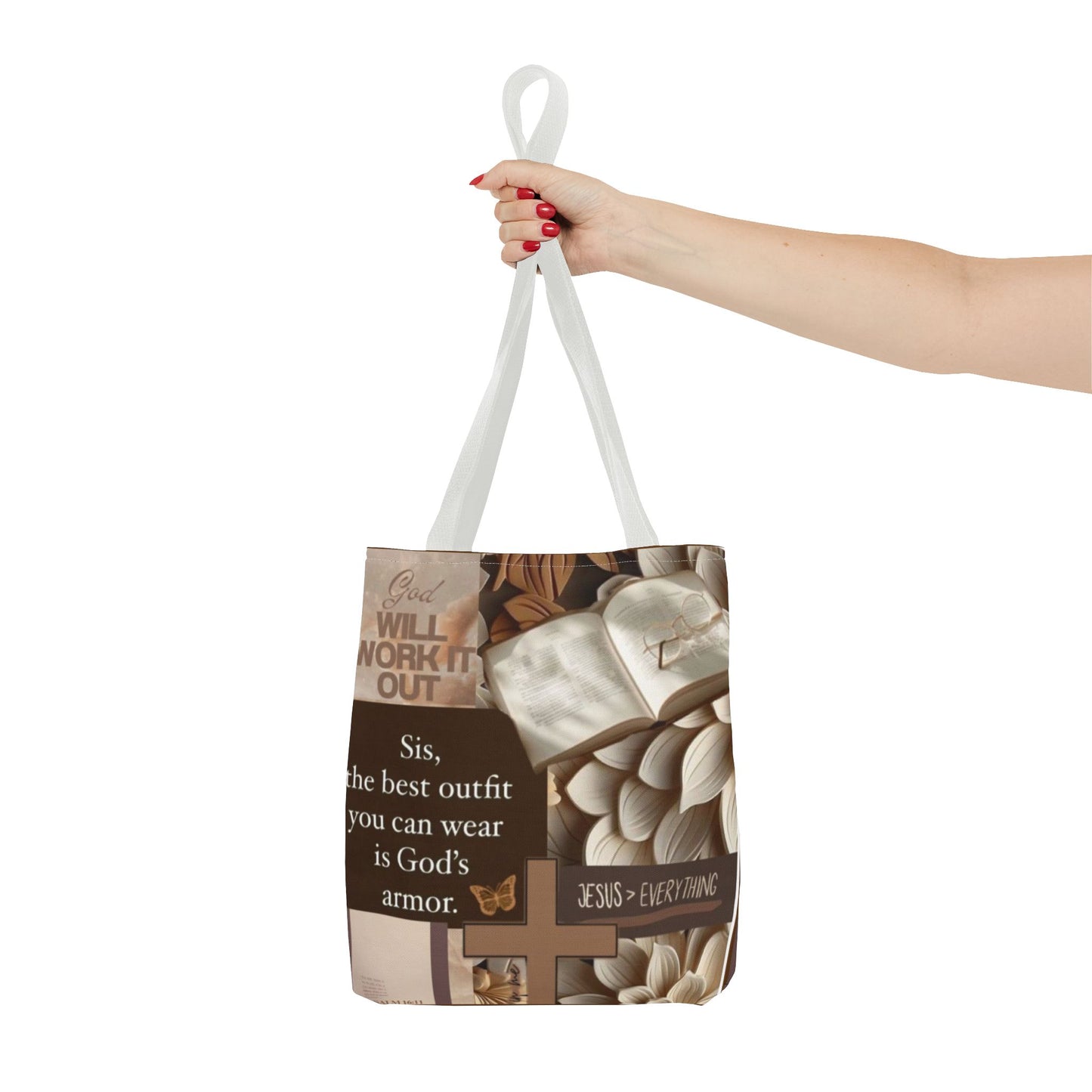 Inspirational Faith Tote Bag - Jesus is Everything Design