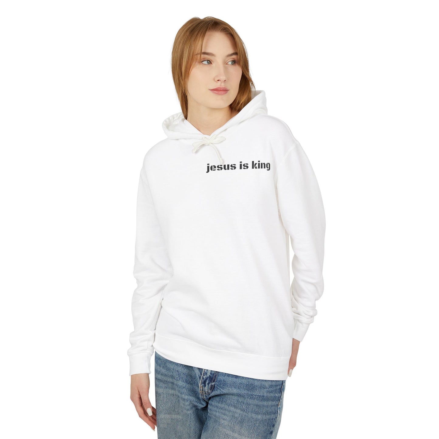 Jesus is king resurrection power hoodie