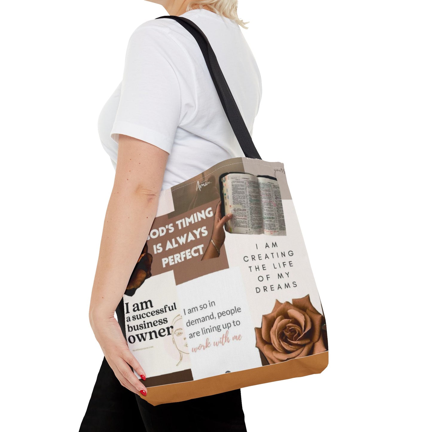 Inspirational Tote Bag for Goal-Driven Individuals