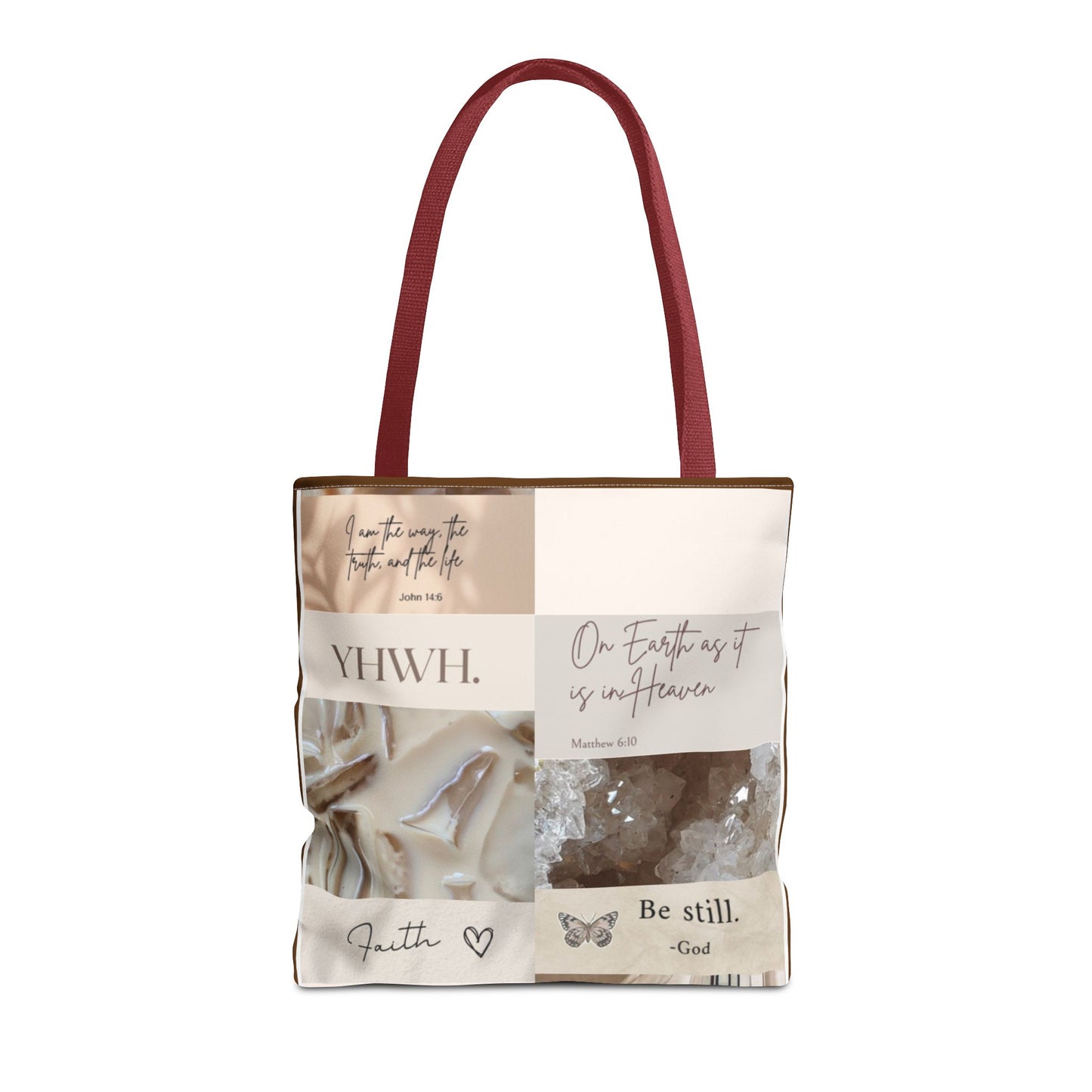 On earth as it is in heaven Tote Bag