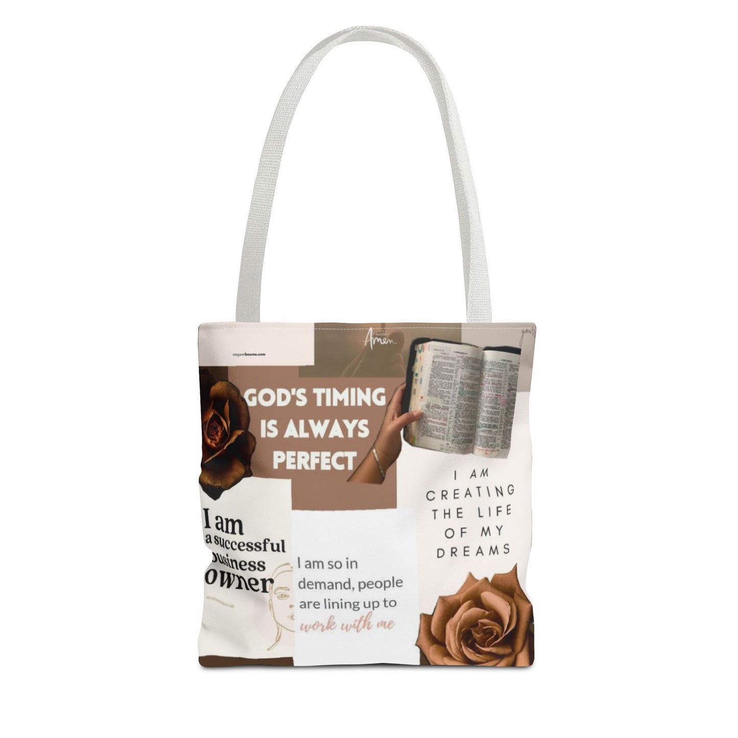 Inspirational Tote Bag for Goal-Driven Individuals