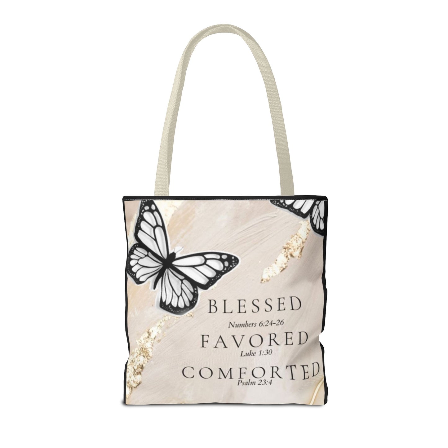 Blessed and  favored Tote Bag