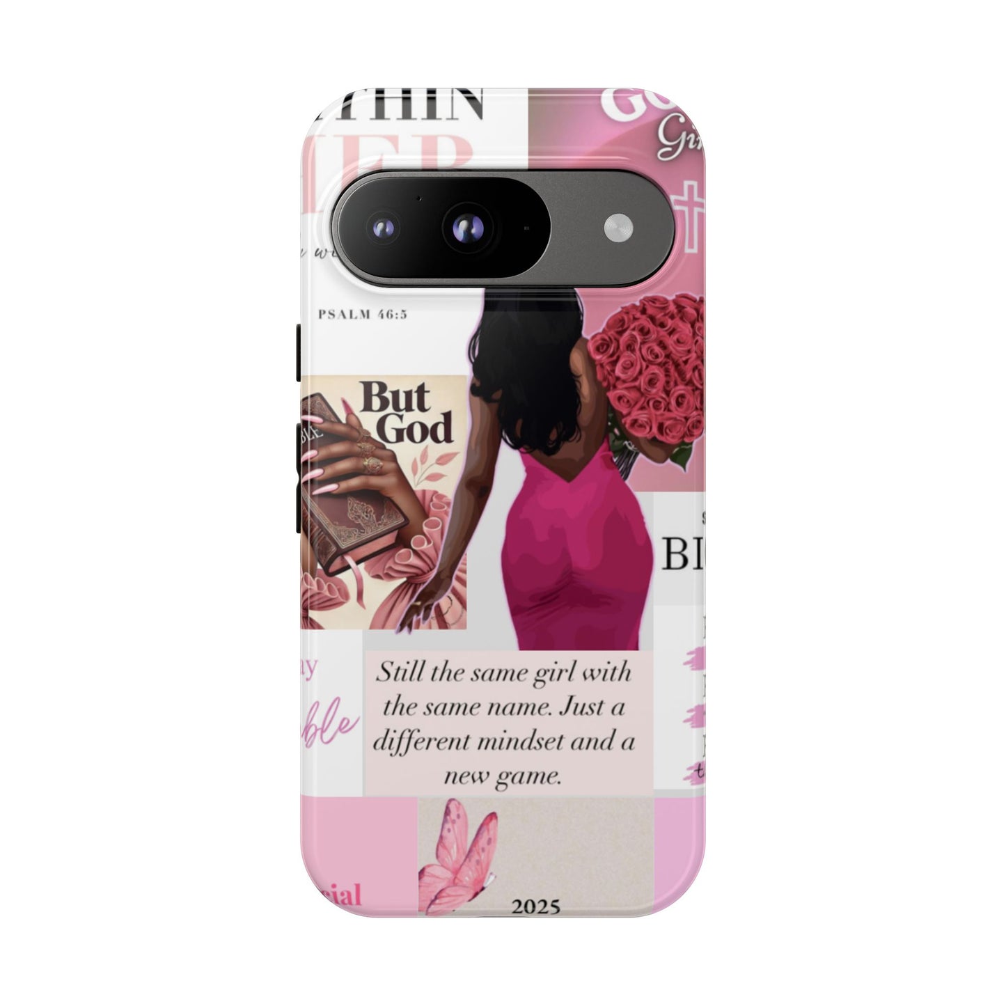 Same girl new game glow up with God phone case