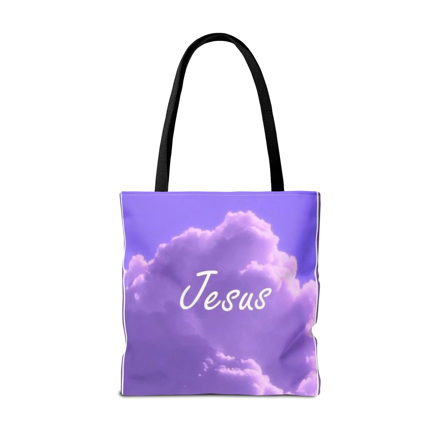 Inspirational Jesus Tote Bag - AOP Cloud Design