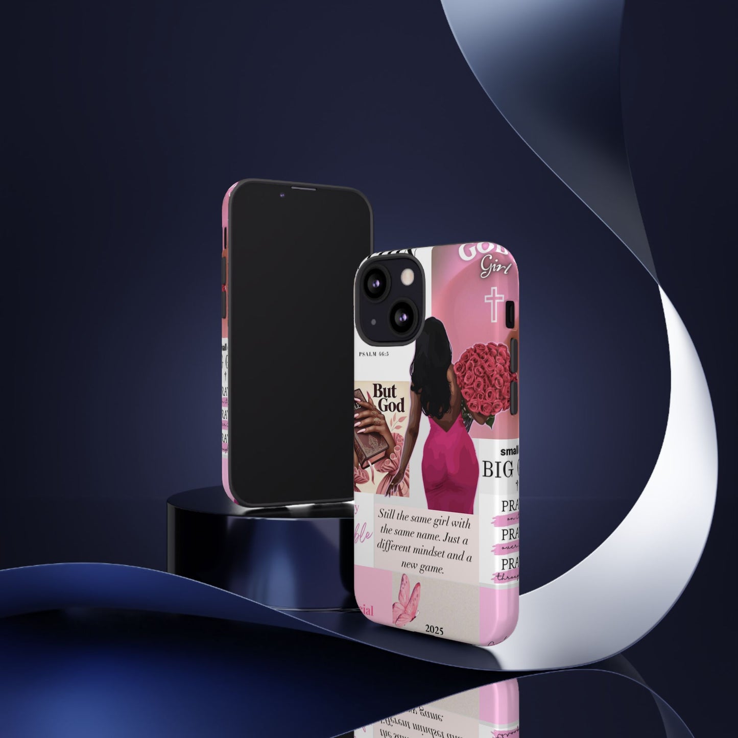 Same girl new game glow up with God phone case