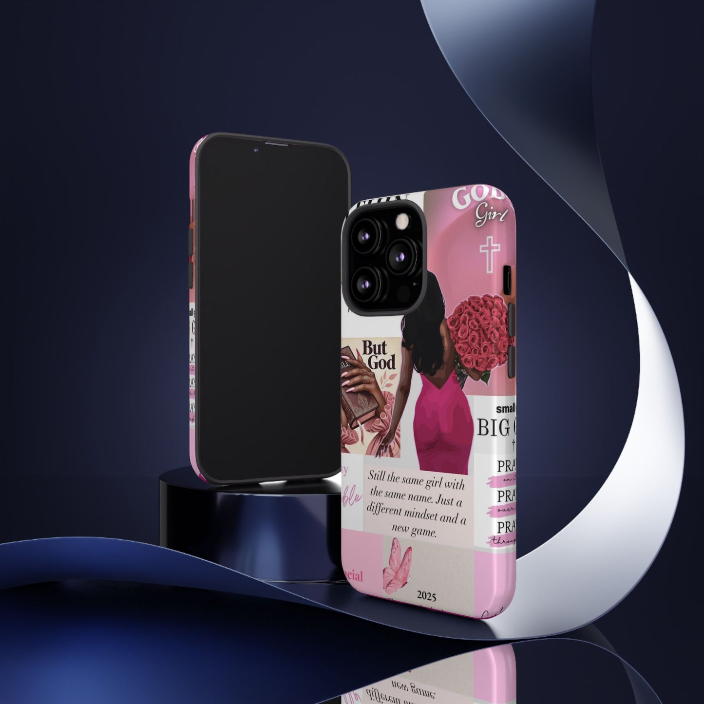Same girl new game glow up with God phone case