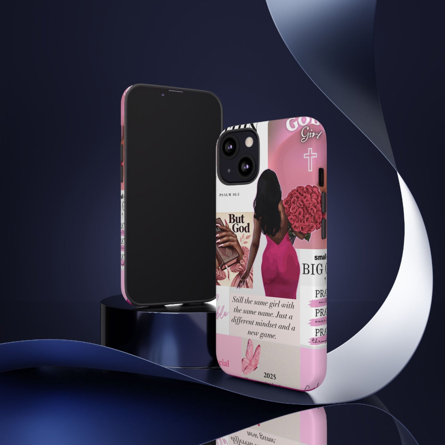 Same girl new game glow up with God phone case