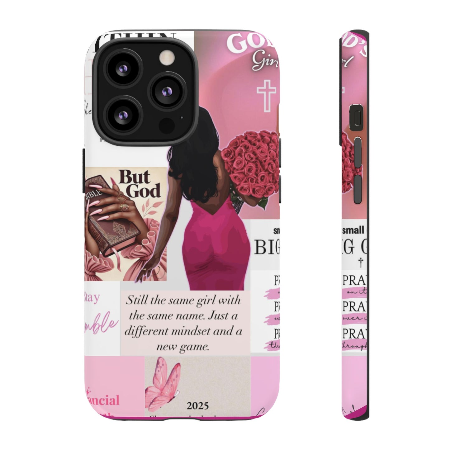 Same girl new game glow up with God phone case