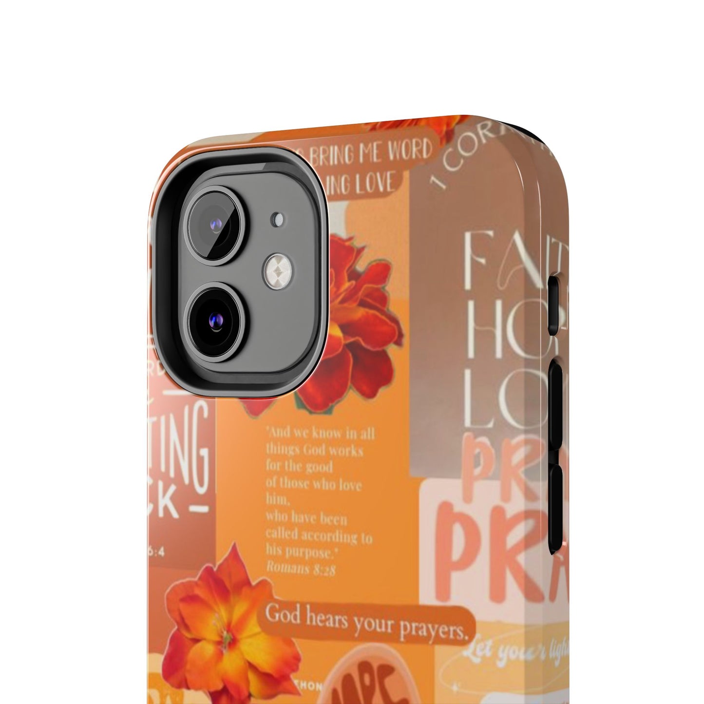 God is in control phone case, bright, bold and prayer filled