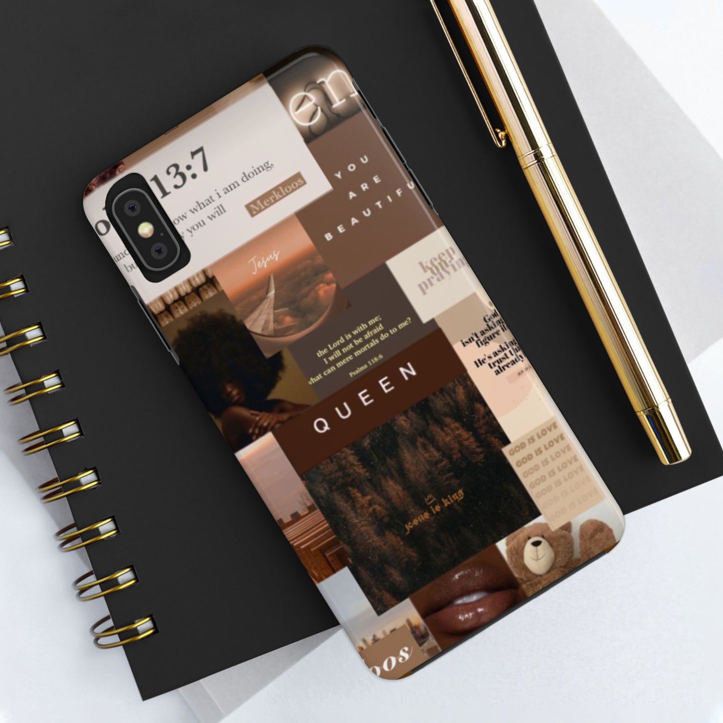 Jesus is King phone case identity, trust and power and every hold