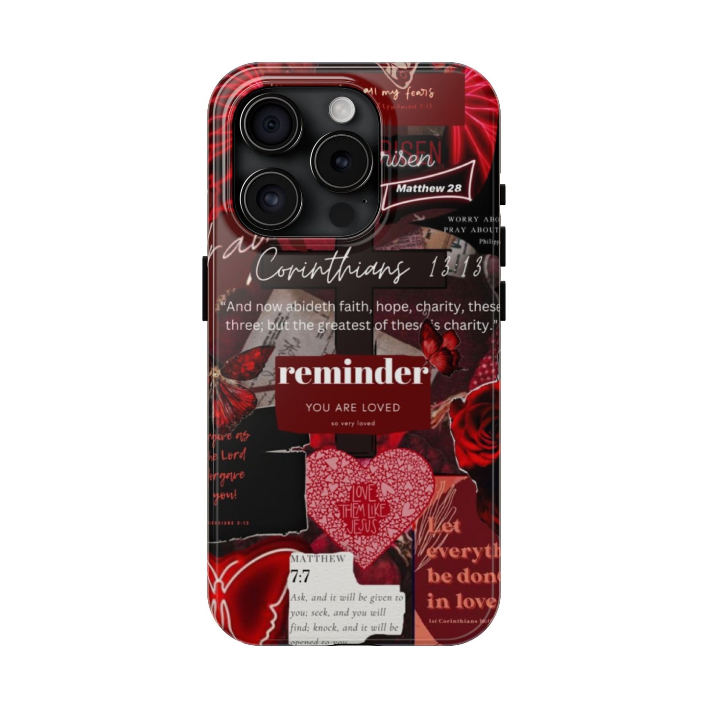 You are loved phone case, faith, love, and bold truth