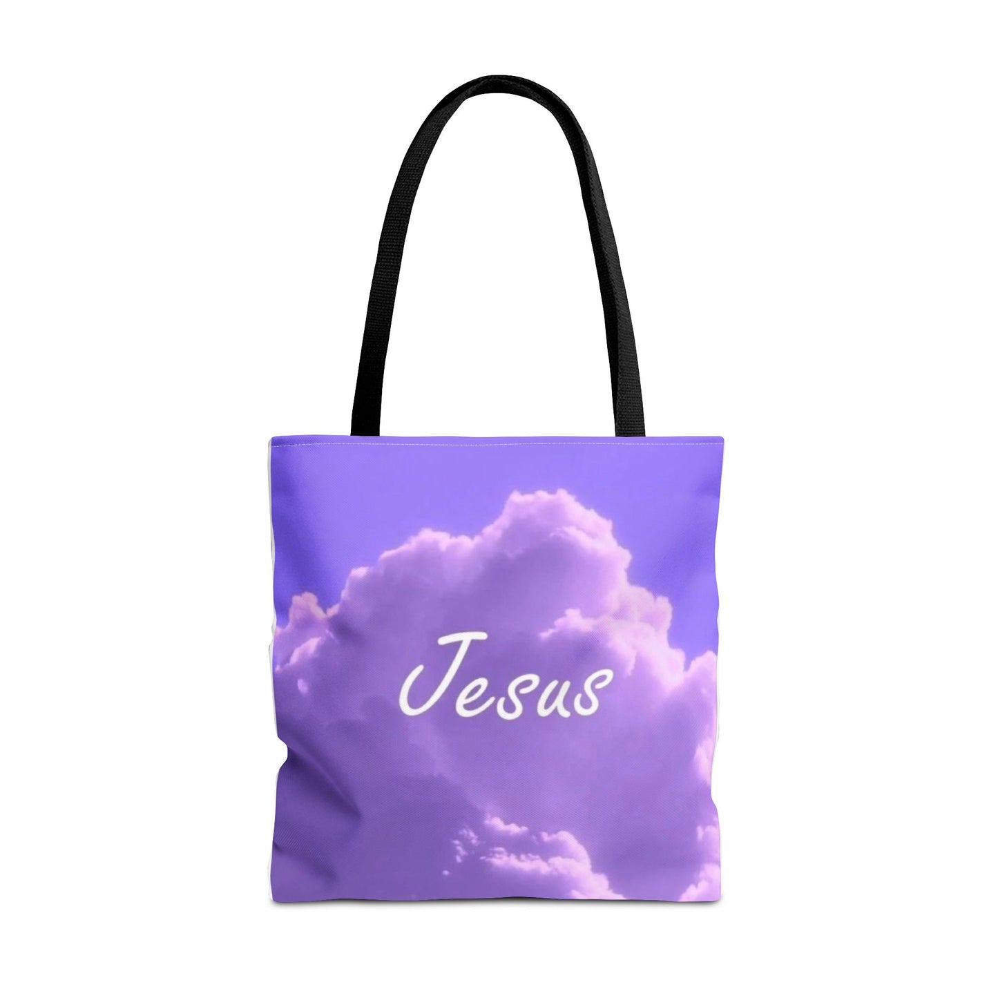 Inspirational Jesus Tote Bag - AOP Cloud Design