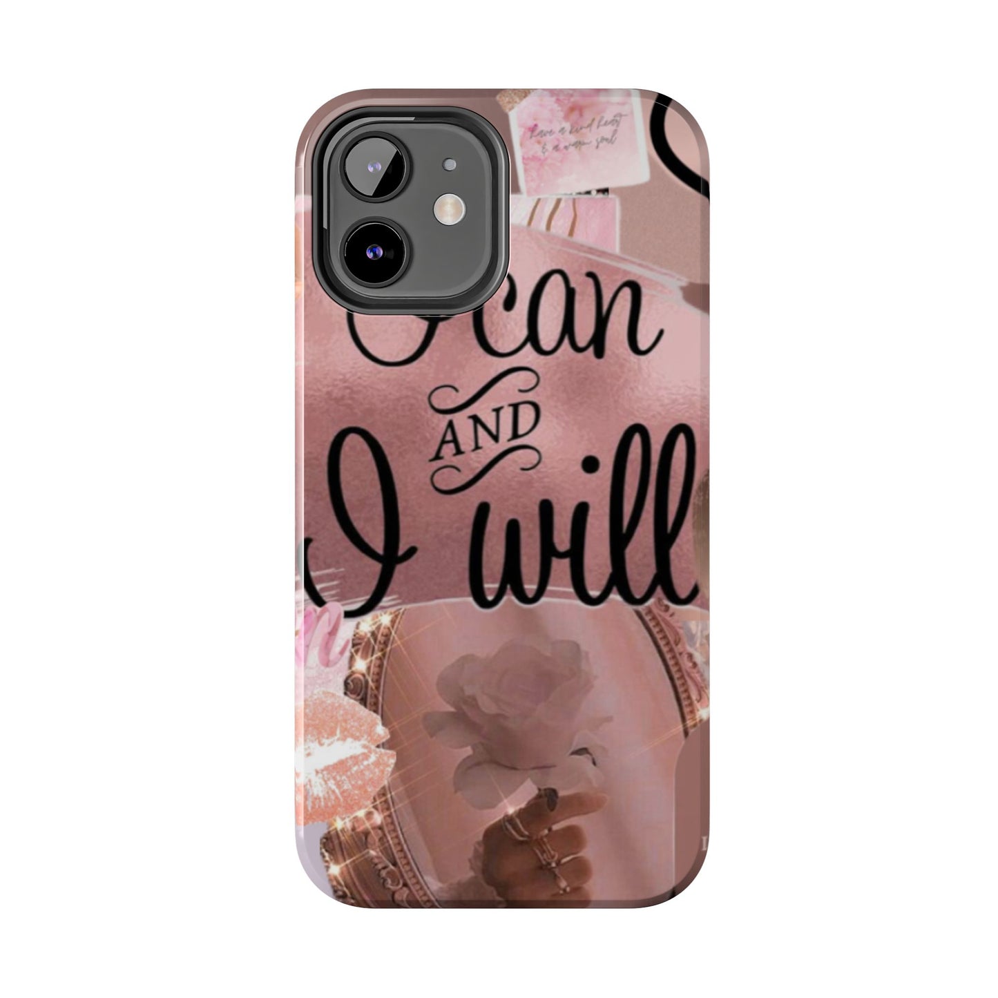 I can and I will  phone case faith, focus, and fierceness