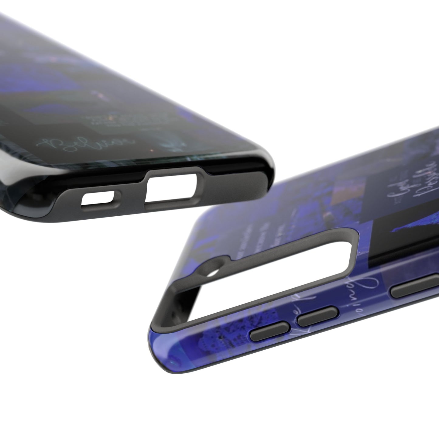 Deep blue faith, phone case with God, all things are possible