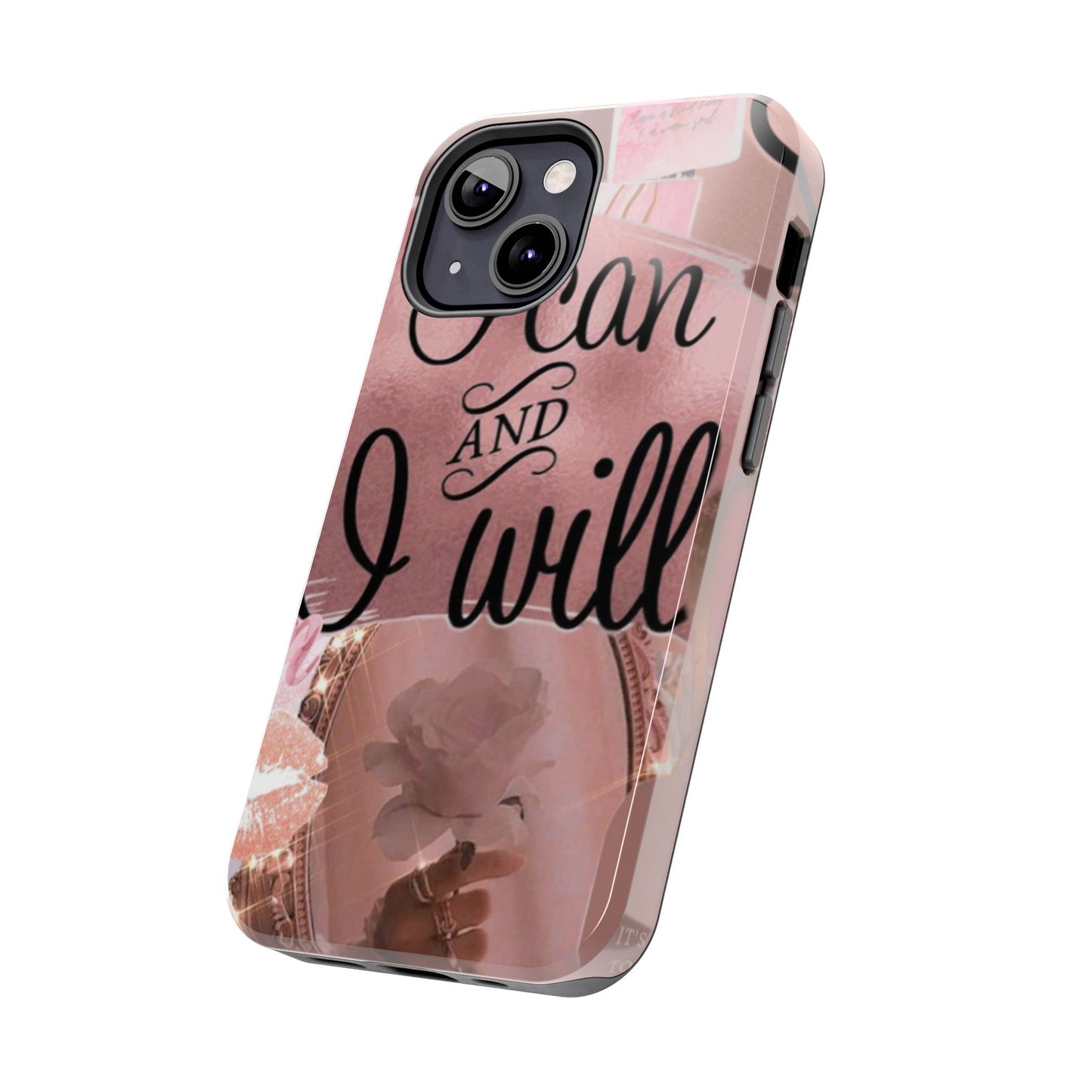 I can and I will  phone case faith, focus, and fierceness