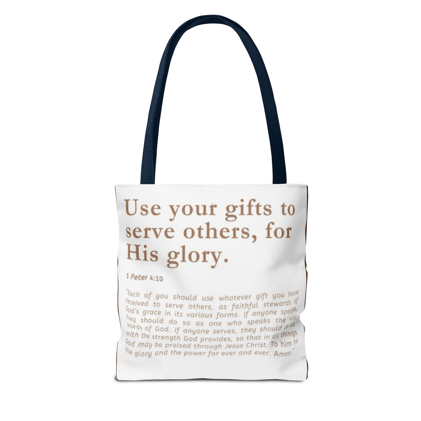 Inspiration Tote Bag - Use Your Gifts for His Glory