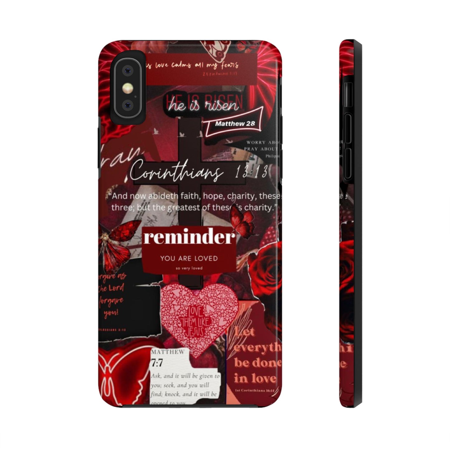 You are loved phone case, faith, love, and bold truth
