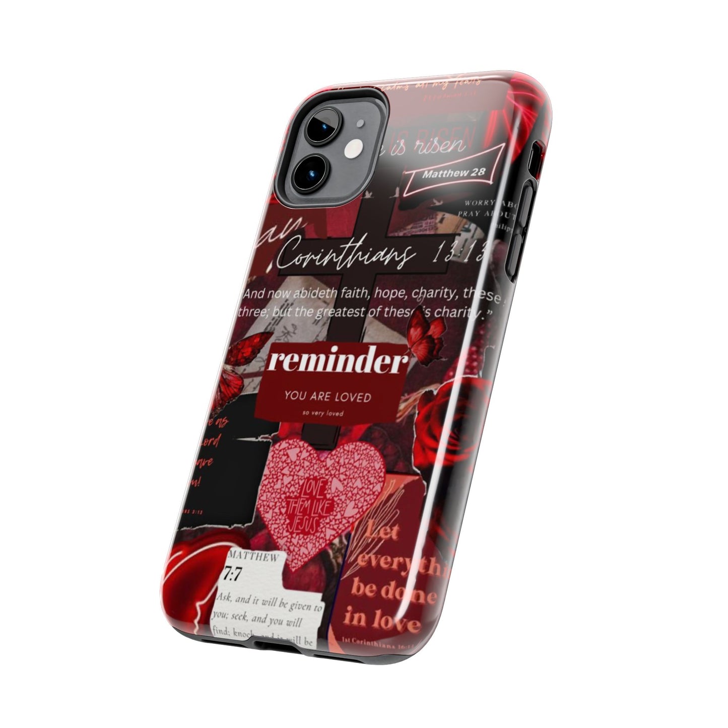 You are loved phone case, faith, love, and bold truth