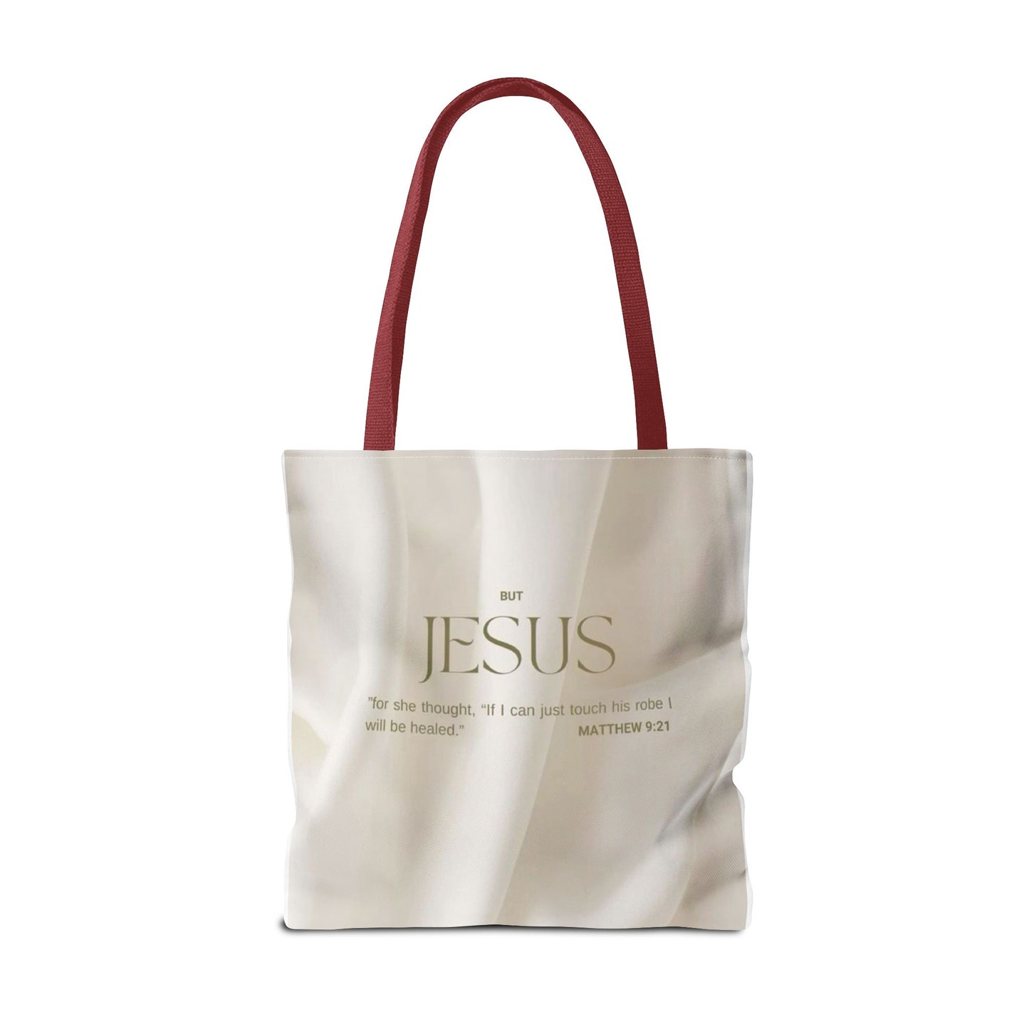 But Jesus healing scripture Tote Bag